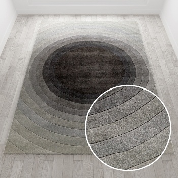 北歐現代簡約風格方形地毯 (6)-ID:10902991