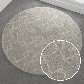 圆形地毯 ()-ID:120492857
