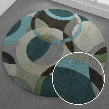 圆形地毯 ()-ID:10904530