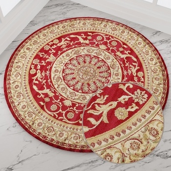 圆形古典欧式花纹地毯 (41)-ID:10904543