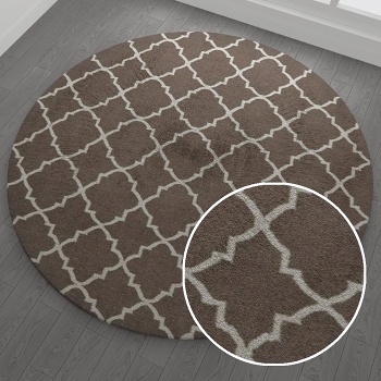 圆形地毯 ()-ID:10904556