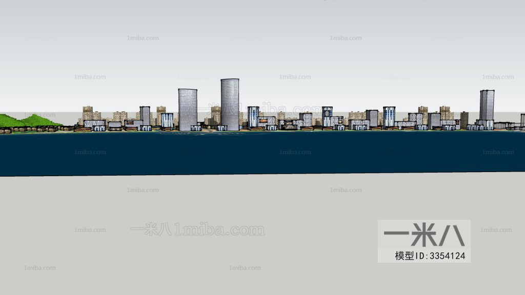 Modern Architectural Bird's-eye View Planning