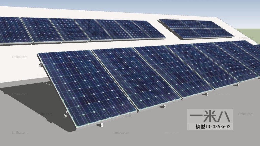 现代太阳能电池板