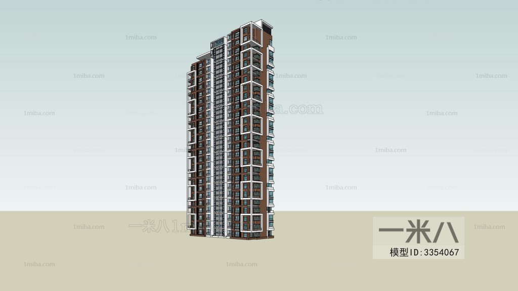 现代高层建筑外观