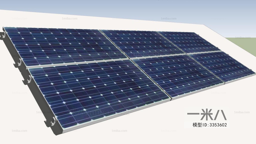现代太阳能电池板