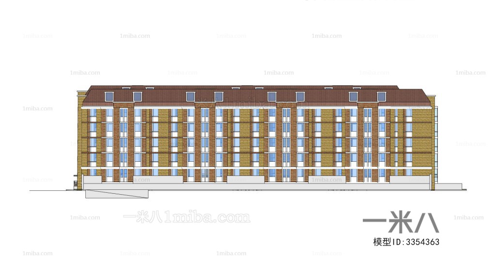 Modern Architectural Bird's-eye View Planning