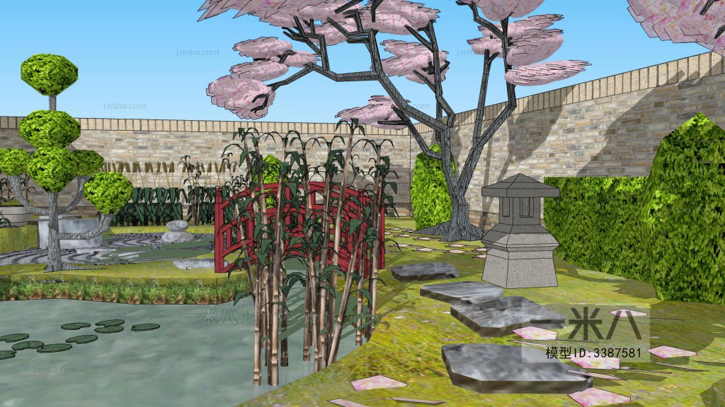 New Chinese Style Courtyard/landscape