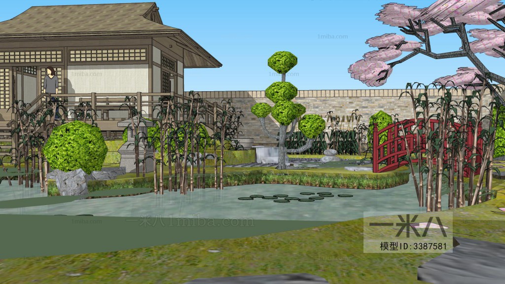 New Chinese Style Courtyard/landscape