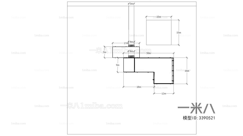 Modern Architectural Bird's-eye View Planning