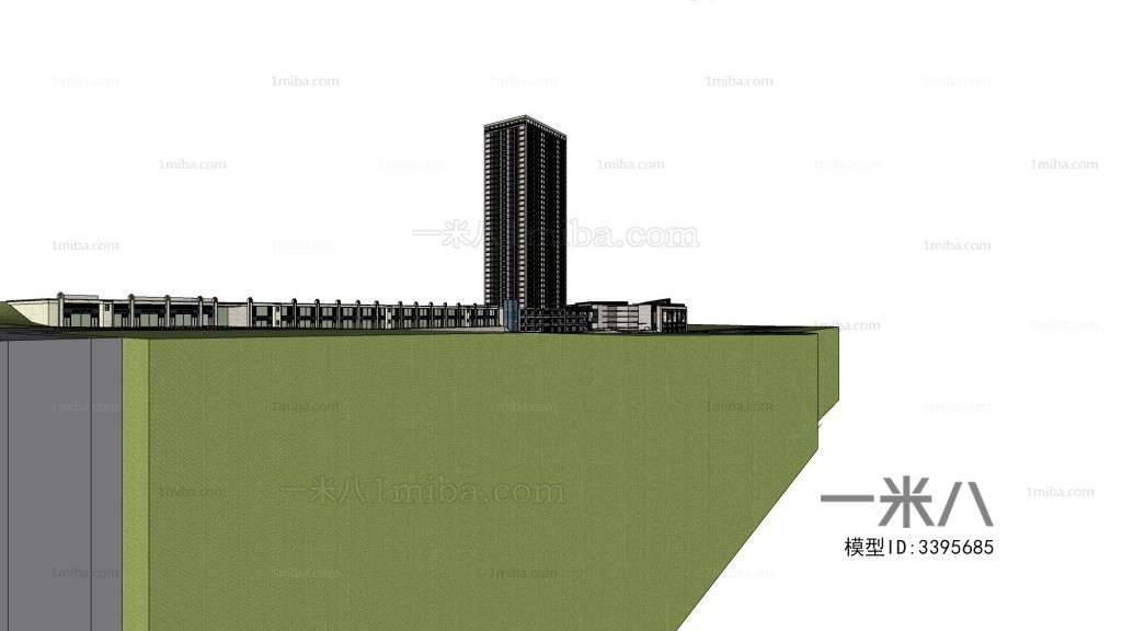 Modern Architectural Bird's-eye View Planning