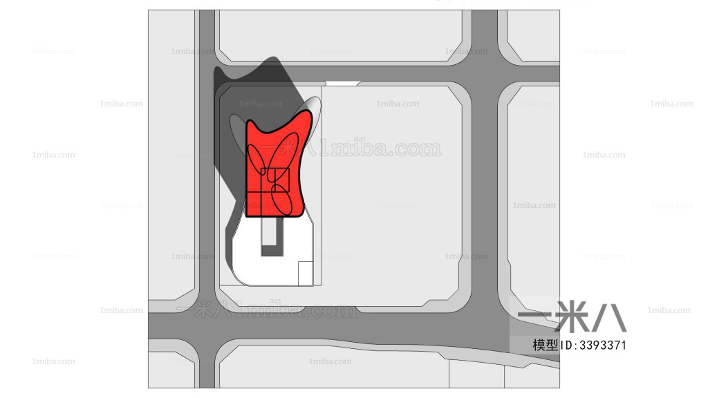 Modern Architectural Bird's-eye View Planning