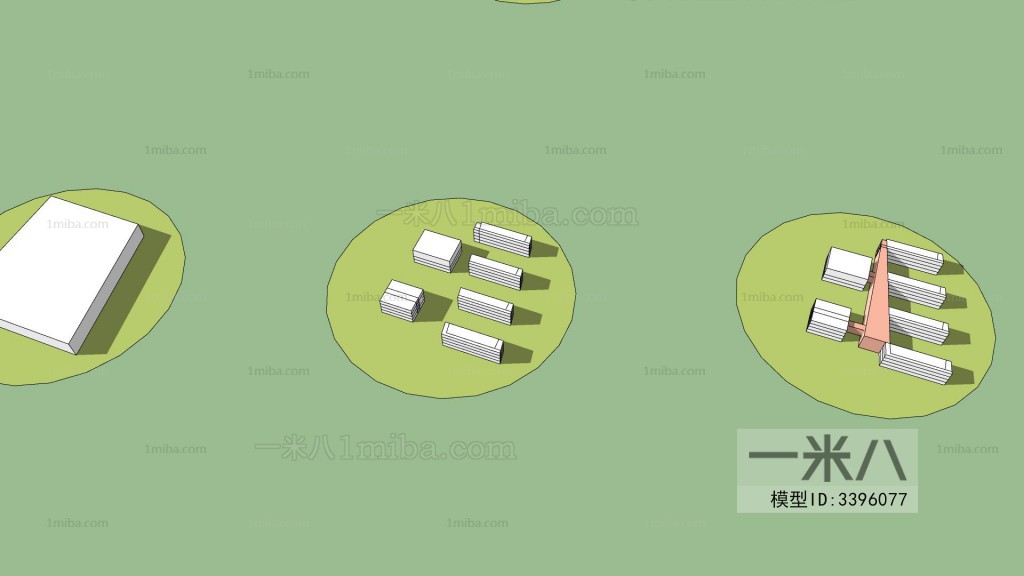 Modern Architectural Bird's-eye View Planning