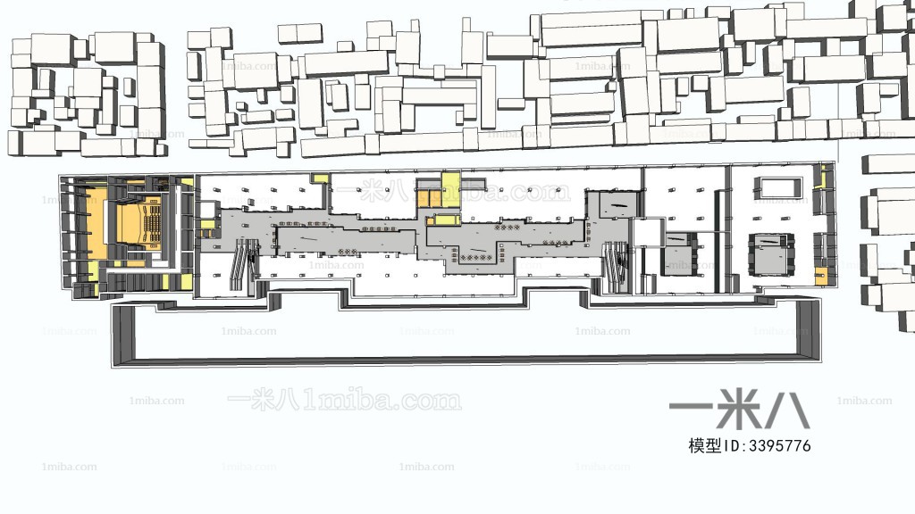 Modern Architectural Bird's-eye View Planning