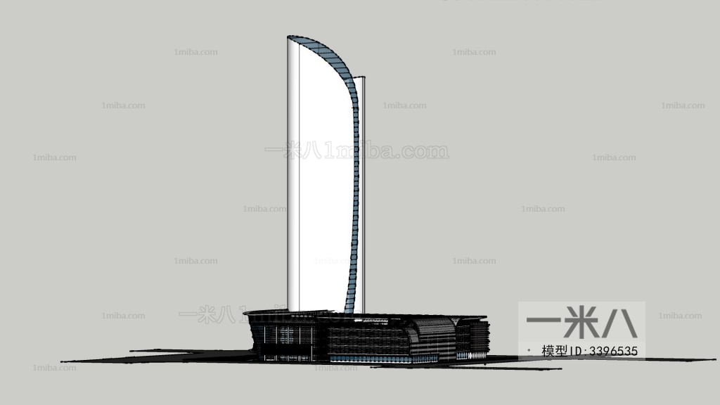 Modern Architectural Bird's-eye View Planning