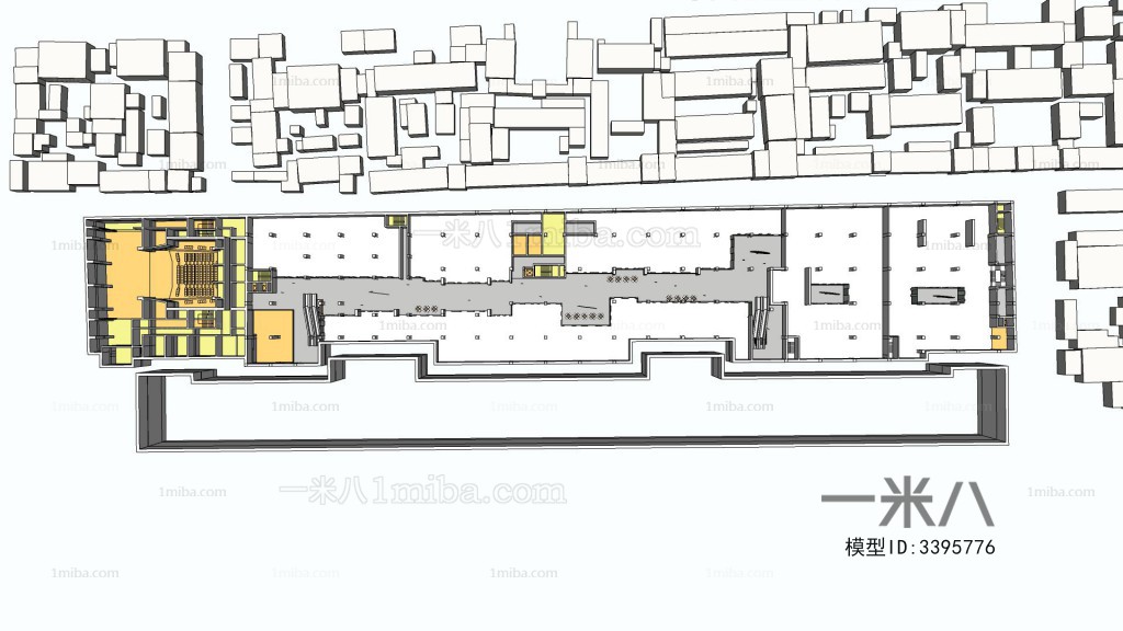 Modern Architectural Bird's-eye View Planning