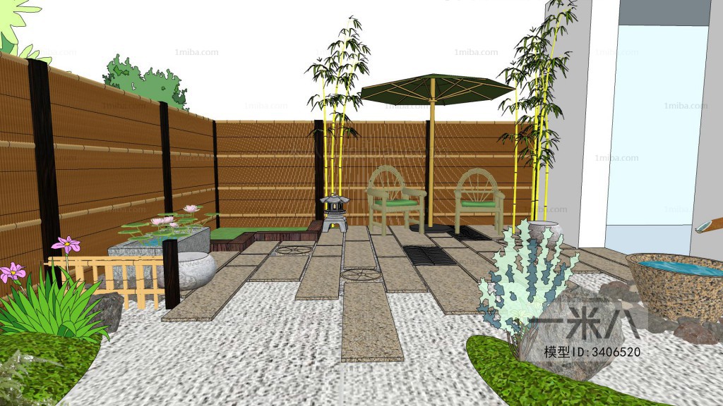 New Chinese Style Courtyard/landscape