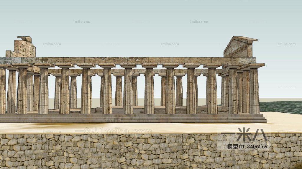 Modern Ancient Architectural Buildings