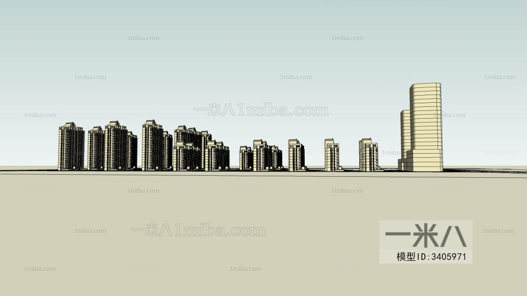 Modern Architectural Bird's-eye View Planning