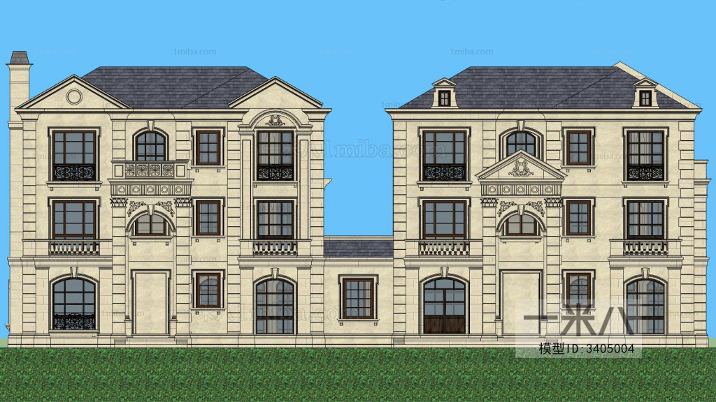 European Style Building Appearance