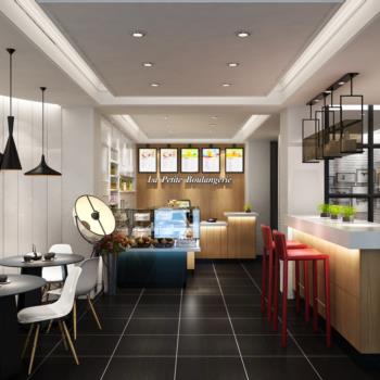 现代咖啡厅面包蛋糕店-模型ID【11164】