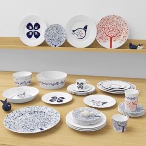 现代盘子餐具/茶具-模型ID【17253】