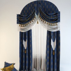 European Style Idyllic Style The Curtain-ID:890749334