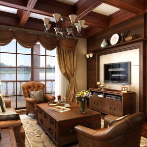 American Style A Living Room-ID:924510364