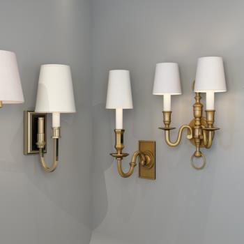 American Style Post Modern Style Wall Lamp-ID:832478921