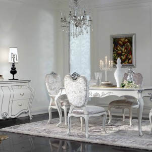 European Style New Classical Style Dining Table And Chairs-ID:867519598