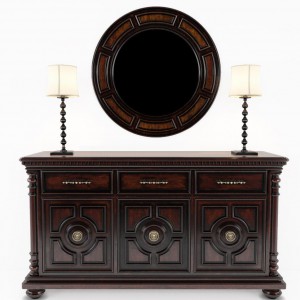 American Style European Style Side Cabinet/Entrance Cabinet-ID:894253286