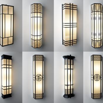 New Chinese Style Wall Lamp-ID:648253774