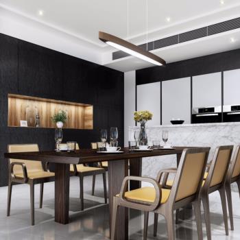 Modern Nordic Style Dining Room-ID:621290761