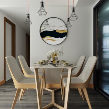 Modern Nordic Style Dining Table And Chairs-ID:561783387