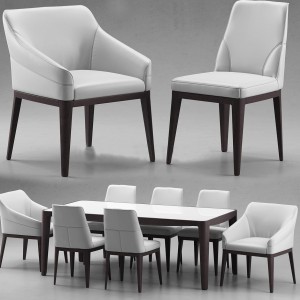 Modern Simple Style Dining Table And Chairs-ID:973452662