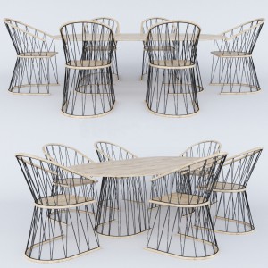 Modern Leisure Table And Chair-ID:443031946