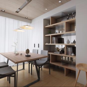 Modern Nordic Style Dining Room-ID:929252452