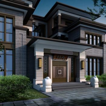 新中式别墅/建筑-模型ID【25189】