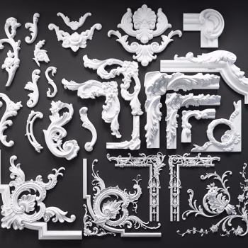 欧式雕花/线条-模型ID【29249】