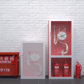现代消防器材灭火器-模型ID【32037】