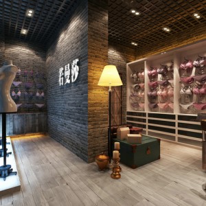 工业风内衣店服装店-模型ID【38076】