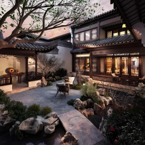 中式庭院/景观古建筑-模型ID【51035】