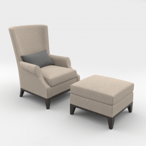 欧式单人沙发-模型ID【59751】