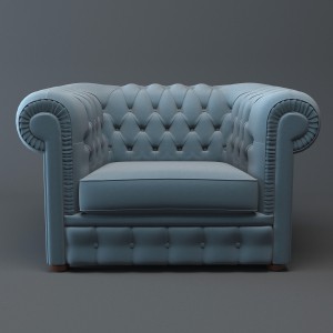 美式单人沙发-模型ID【61392】