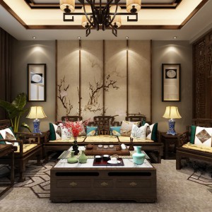 Chinese Style Sofa Combination-ID:214607248