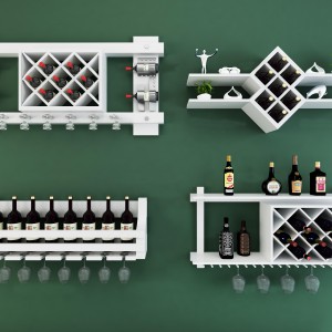 现代红酒架装饰架-模型ID【74456】