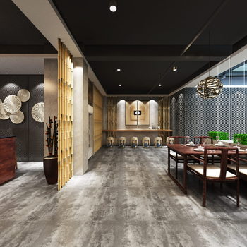 全景-新中式餐厅-模型ID【82559】