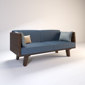 现代双人沙发-模型ID【89815】