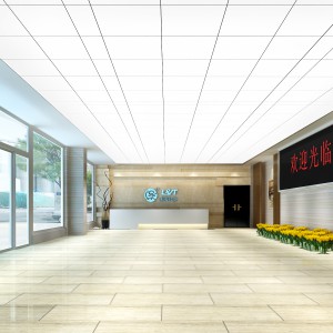 现代办公前台大厅-模型ID【93627】