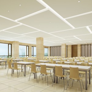 现代办公食堂快餐厅-模型ID【93358】
