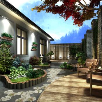 新中式庭院/景观-模型ID【94085】